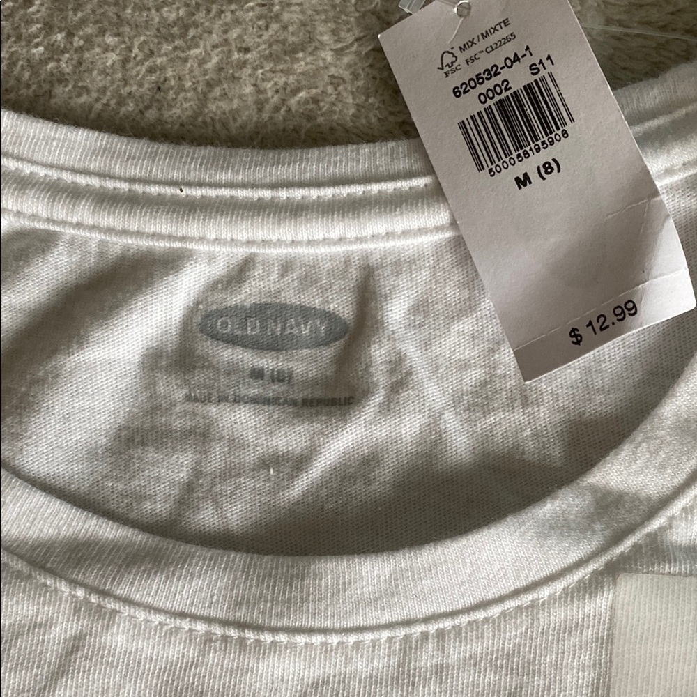 Old Navy Kids Long Sleeve Tee - White